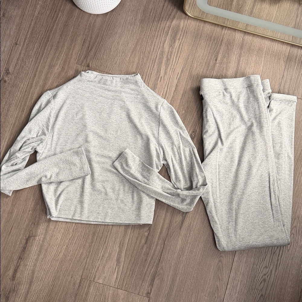 Naked Wardrobe Legging & Crop Top Set